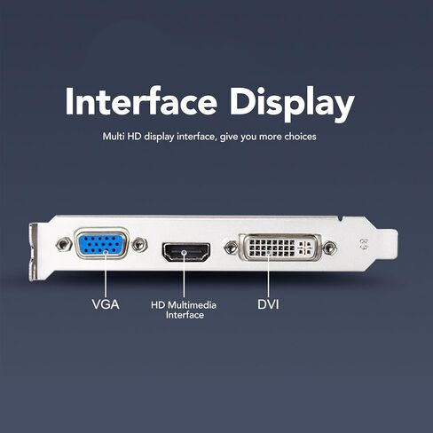 بطاقة رسومات الألعاب Dpofirs 730، بطاقة رسومات 4G DDR3B 128bit مع مروحة تبريد تدعم VGA DVI HD واجهة الوسائط المتعددة بطاقات رسومات الألعاب in Saudi Arabia