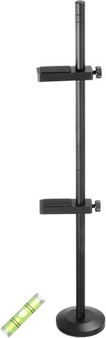 MECCANIXITY Graphics Card GPU Support Bracket, GPU Stand Double Rod Magnetic Base 10-170mm Adjustable Brace for Desktop Video Card with Level, Aluminum Black in Saudi Arabia