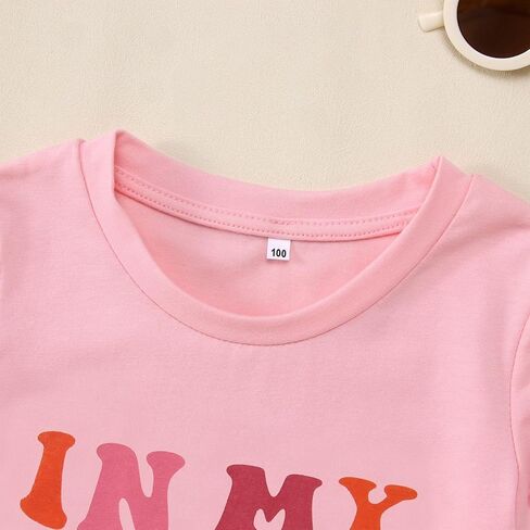 in My Flower Girl Era Shirt for Toddler Girl Wedding T-Shirt Summer Top Groovy Letter Short Sleeve Bridal Party Tees in Saudi Arabia