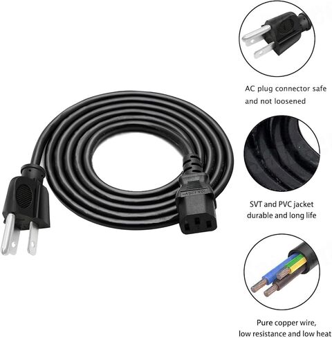 3 الشق استبدال سلك الطاقة لمولد الأوزون Enerzen O-888 LB-444 O-777 O-555 لتنقية الهواء التيار المتناوب كابل الطاقة in Saudi Arabia