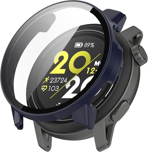Screen Protector Case Compatible with Coros Pace 3 Smart Watch Screen Protector for Coros Pace 3 PC+Tempered Glass Full Coverage Bumper (6 Pack) in Saudi Arabia