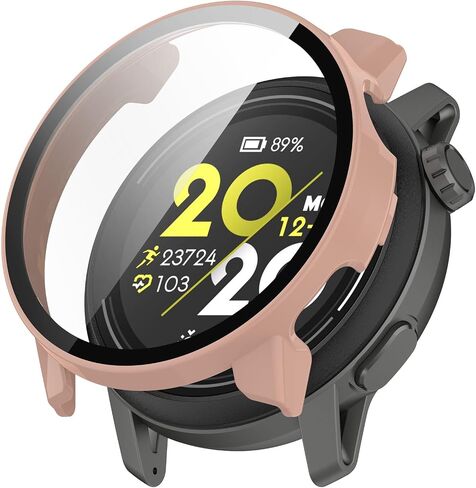 Screen Protector Case Compatible with Coros Pace 3 Smart Watch Screen Protector for Coros Pace 3 PC+Tempered Glass Full Coverage Bumper (6 Pack) in Saudi Arabia