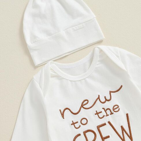 Ayalinggo Newborn Boy Girl Coming Home Outfit Baby Infant Sleeper Gown Nightgown Outfits Cute Fall Winter Pajamas and Hat in Saudi Arabia