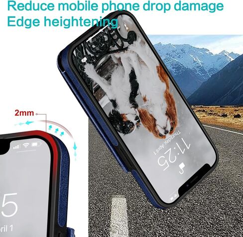 for iPhone 12 Pro Max 6.7" Phone case[Compatible magsafe][Back Flip Folio Wallet Cases][Magnetic 2-in-1 Detachable][RFID Blocking] Shockproof Women Men Cover for Apple 12 ProMax Light Brown in Saudi Arabia