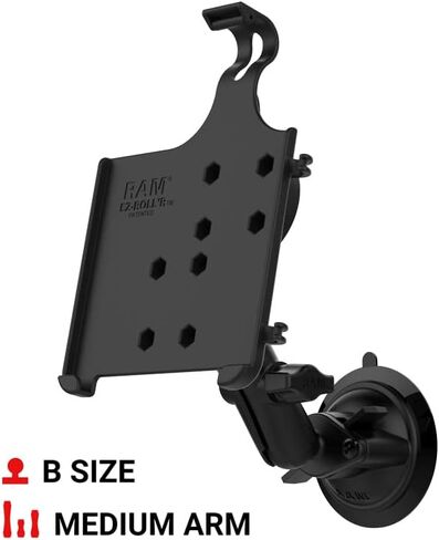 حامل ذاكرة الوصول العشوائي بقفل ملتوي لجهاز Apple iPad mini 6 RAM-B-166-AP36U للزجاج الأمامي للسيارة in Kuwait