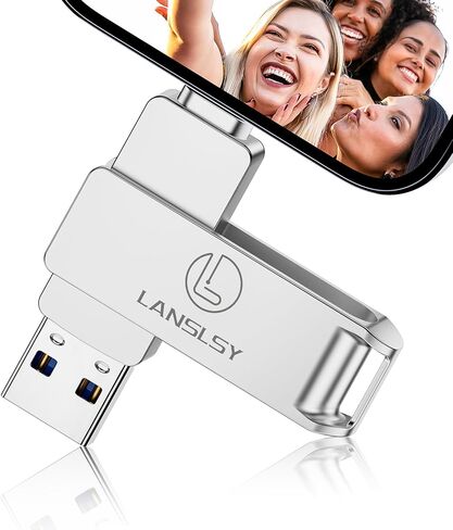 32GB Flash Drive for iPhone Photo Stick,3 in 1 USB 3.0 External Storage for Photos and Videos,iPhone Memory Stick Compatibile Phone/Pad/Android/PC/Mac in Saudi Arabia