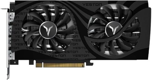 Yeston Radeon Gaming RX 6650 XT 8G GDDR6 128bit 7nm كمبيوتر مكتبي PC بطاقة رسومات الفيديو PCI-Express 4.0 3 * DP + 1 * HDMI GPU مراوح مزدوجة in Kuwait