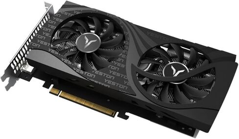 Yeston Radeon Gaming RX 6650 XT 8G GDDR6 128bit 7nm كمبيوتر مكتبي PC بطاقة رسومات الفيديو PCI-Express 4.0 3 * DP + 1 * HDMI GPU مراوح مزدوجة in Kuwait