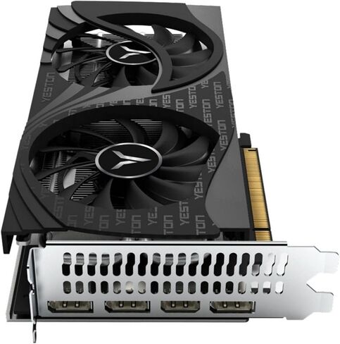 Yeston Radeon Gaming RX 6650 XT 8G GDDR6 128bit 7nm كمبيوتر مكتبي PC بطاقة رسومات الفيديو PCI-Express 4.0 3 * DP + 1 * HDMI GPU مراوح مزدوجة in Kuwait