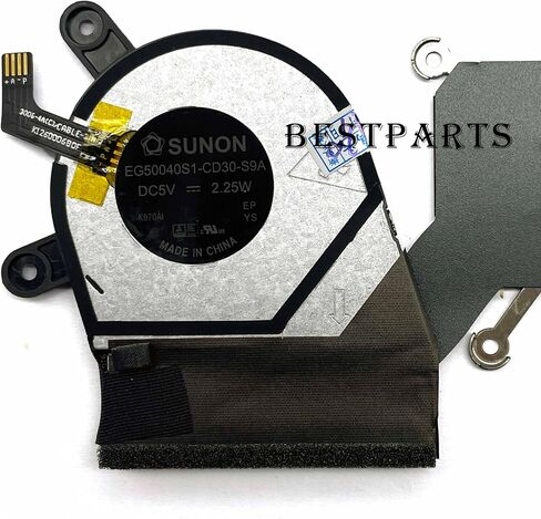 بديل مروحة تبريد Bestparts لجهاز Lenovo Yoga 730-13 - مروحة تبريد وحدة المعالجة المركزية الأصلية + وحدة معالجة الرسومات الجرافيكية مع مبدد حراري لجهاز Lenovo Yoga 730-13IKB (81CT)، Yoga 730-13IWL (81JR)، P/N: 5H40Q95820 5H40T02803 in Saudi Arabia