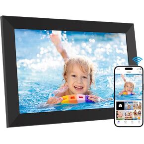 Digital Picture Frame 10.1 Inch WiFi Digital Photo Frame Electronic Picture Frame Slideshow, Built in 16GB Storage, Wall-Mounted, Auto Rotate, Easy to Upload Photos and Video Instantly via Uhale APP