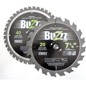 Mibro 431840 Carbide Tipped Circular Saw Blade Set