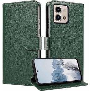JanCalm for Moto G Stylus 5G 2021 Wallet Case,[RFID-Blocking Card Holder/Cash Slots][Stand Feature][Magnetic Clasp] Leather Protective Flip Cases Folio Cover for Moto G Stylus 5G 2021 (Black)