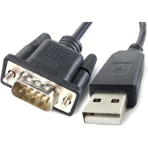 DB9F RS232 to DB9M for APC AP 940-0024C (9400024C) SMART-UPS UA-1000 SUA1500 Management Communications Signaling Interface Netware Replacement Cable, 6FT,Black (DB9F to DB9M) in Kuwait