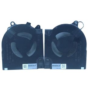 Replacement New Laptop CPU and GPU Cooling Fan for Dell 2021year G15 5510 RTX3060 G15 5510 RTX3050 G15 5511 RTX3050 G15 5515 RTX3050 Series DFSCK22105182Q FN9R DFSCK22115181T FN9S DC12V Fan
