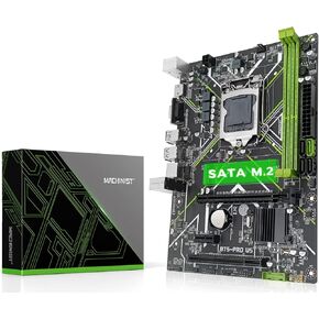 MACHINIST H61 LGA 1155 (Intel 2th/3th Gen) Gaming Motherboard, Micro ATX Computer Motherboards Support PCIe 2.0, 100M LAN, DDR3, SATA M.2 for Intel i3,i5,i7/Xeon E3 V2/Pentium