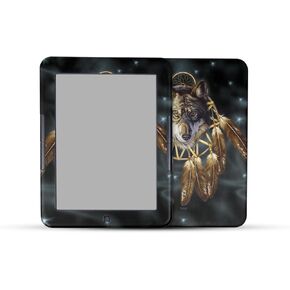 Carbon Fiber Tablet Skin Compatible with Barnes & Noble Nook GlowLight 4e (2022) - Accident - Premium 3M Vinyl Protective Wrap Decal Cover - Easy to Apply | Crafted in The USA by MightySkins