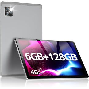 2023 Tablet with 6GB + 128GB + 512 Extension, 10.3 Inch Android Tablet with Octa-Core, 4G LTE Cellular, 1920x1200 FHD, 13+5 MP Camera, 7500 mAh Battery, 5G WIFI, 2 Sim Slots, Bluetooth 5.0, GMS, GPS