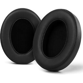 Replacement Ear Pads for Sony WH-1000XM3 (WH1000XM3) Over-Ear Headphones, Ear Pads Cushions with Noise Cancelling Foam, Soft Protein Leather (Black)