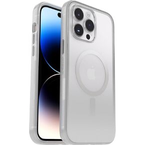 OtterBox Clear Case Series with MagSafe for iPhone 14 Pro Max, Shockproof, Drop Proof, Ultra-Slim, Protective Case, 2X Tested to Military Standard, Obsidian