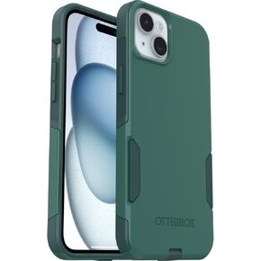 OtterBox iPhone 15 Plus & iPhone 14 Plus (Only) - Commuter Series Case - Run Wildflower (Pink) - Slim & Tough - Pocket-Friendly - with Port Protection - Non-Retail Packaging