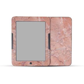 Glossy Glitter Tablet Skin Compatible with Barnes & Noble Nook GlowLight 4e (2022) - Pink Marble - Premium 3M Vinyl Protective Wrap Decal Cover - Easy to Apply | Crafted in The USA by MightySkins