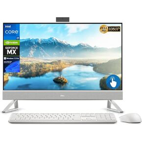 Dell Inspiron 7000-Series All in One 27" FHD Touchscreen Desktop Computer for Business, 13th Gen Intel 10-Core i7-1355U(Upto 5.0 GHz), 32GB RAM, 2TB SSD, NVIDIA GeForce MX550, WiFi 6E, Windows 11 Pro