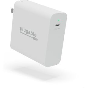 Plugable 140W USB C Charger, GaN Wall Charger for Laptop, PD 3.1 (EPR) Power Adapter, Replacement Charger for MacBook Pro, Macbook Air iPad Pro, Surface and USB-C Devices, Portable Charger