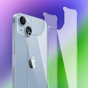 for iPhone 14 Back Screen Protector [2-Pack], iPhone 14 Back Glass Protector Rear Screen Protector for iPhone 14 (6.1 inch)
