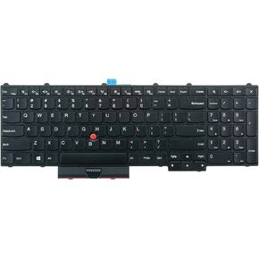 AUTENS Replacement US Keyboard for Lenovo ThinkPad P50 P51 P70 P71 (Not Fit P50s P51s) Laptop 4 Screws Column (Backlight)