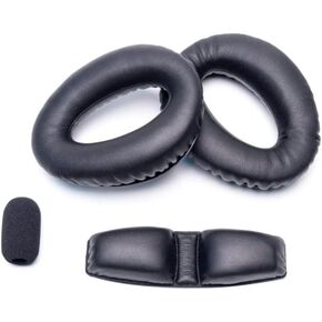 Full Set Ear Pads Cover Compatible with Lightspeed Zulu Sierra/PFX/Zulu 2 Aviation Headset Ear Cushions Headband Parts