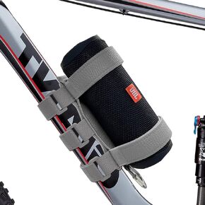 Portable Speaker Mount for Golf Cart Railing Bike,Fits Most Bluetooth Wireless Speakers (Grey)