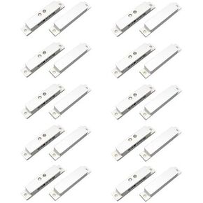Aleph DC-2531 WG W Surface Mount Alarm Magnetic Contact Package of 10