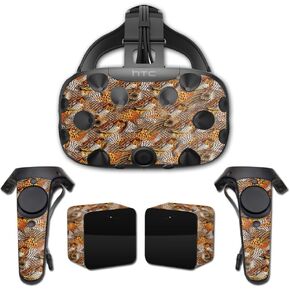 MightySkins Skin Compatible with HTC Vive – Pheasant Feathers | Protective, Durable, and Unique Vinyl Decal wrap Cover | Easy to Apply, Remove, and Change Styles | Made in The USA