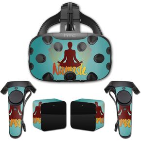 MightySkins Skin Compatible with HTC Vive – Namaste | Protective, Durable, and Unique Vinyl Decal wrap Cover | Easy to Apply, Remove, and Change Styles | Made in The USA