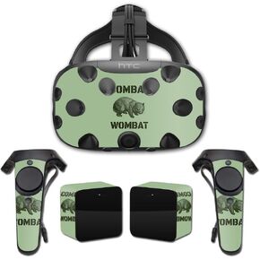 MightySkins Skin Compatible with HTC Vive – Combat Wombat | Protective, Durable, and Unique Vinyl Decal wrap Cover | Easy to Apply, Remove, and Change Styles | Made in The USA