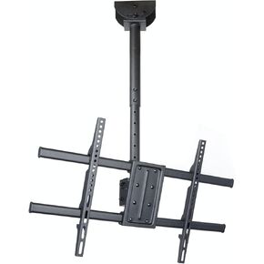 VideoSecu Adjustable Tilt Ceiling TV Mount for Most 32"-75" LCD LED Plasma TV Flat Panel Display VESA 600X400mm MPC53BE2 1VZ