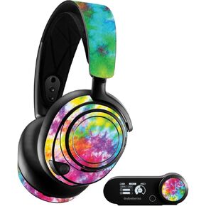 MightySkins Skin Compatible with SteelSeries Arctis Nova Pro - Tie Dye Splatter | Protective, Durable, and Unique Vinyl Decal wrap Cover | Easy to Apply, Remove, and Change Styles | Made in The USA