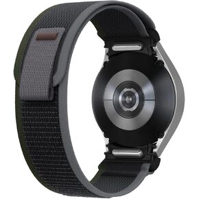 One Click Galaxy Watch 6 Band for Samsung Galaxy Watch FE 7 6 5 4 Band 40mm 44mm/6 Classic 47mm 43mm Band/4 Classic 46mm/5 Pro 45mm Band,20mm Trail Loop Nylon galaxy S6 S7 S5 S4 Watch Band Women Men