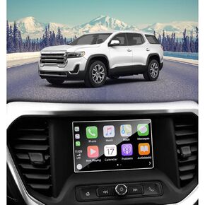 for 2017-2021 2022 GMC Acadia 7 Inch Tempered Glass Screen Protector 9H Hardness Anti-Fingerprint Anti-Scratch and Anti-Glare Accessories LCD Touchscreen (Not for 8 Inch)