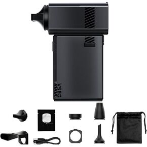 Compressed Air Duster & Vacuum Cleaner All-in-One 100000 RPM, Electric Air Duster - 3 Gear Adjustable,Cordless air Blower Cleaner for Camera,Computer,Car,Drone,precise instrument,outdoor travel