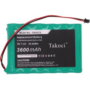 Replacement Battery for ADT Impassa Wireless Alarm systems, SCW9057G-433,Fit Part No.17000145, 17000152, BH7236-SS, OSA273