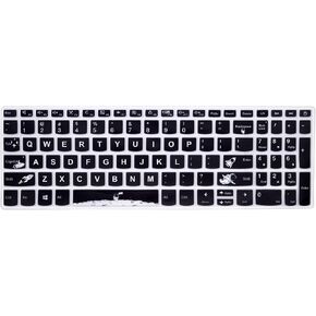Silicone Keyboard Cover for Lenovo 2020 2019 IdeaPad 15.6" 17.3" 320 330 330s 340s 520 S540 720s 130 S145 L340 S340 V330 V130 |ThinkBook 15 | Ideapad 3 15 15.6" 17.3" Protector Skin,Rainbow Font