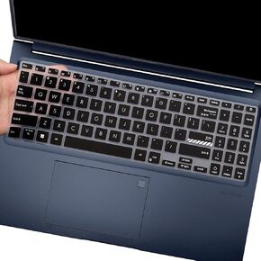 Keyboard Cover for ASUS VivoBook 16X 16 F1603 M1603 X1603 M1605, VivoBook Pro 16X OLED K3605 K6602 N7601 TN3604,VivoBook 15 15.6 K3502 M3502 M1503 M6501 K6501, Zenbook 15 Q539ZD UM3504 (Black)