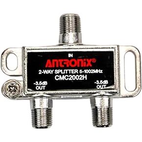 2 Pack Antronix CMC2002H High Performance 2-Way Coax Cable Splitter 5-1002MHz