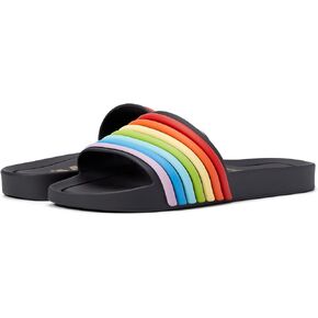 Melissa - Womens Beach Slide 3Db Rainbow Sandal