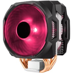 Cooler Master MasterAir MA610P RGB CPU Air Cooler, 6 CDC 2.0 Heatpipes, Aluminum Fins, Push-Pull, Dual MF120R RGB Fans, RGB Lighting for AMD Ryzen/Intel LGA1151