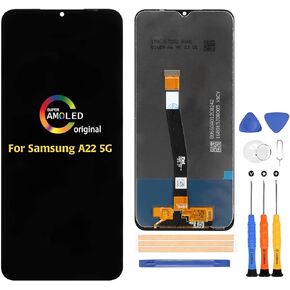 for Samsung Galaxy A22 5G A226 【Original】 6.6 inch Screen Replacement LCD Display Touch Digitizer Full Assembly Repair Kits SM-A226B SM-A226B/DS with Tools (Not for A22 4G)