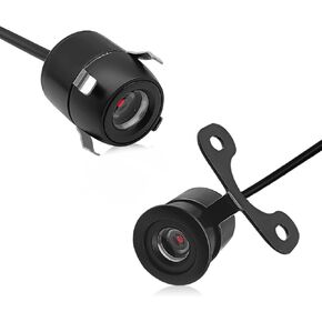 Car Reverse Backup Camera, 170 Degree Wide View Angle Car Front/Side/Rear View Camera Dual Purpose Design 12V, Universal Waterproof for Car Truck SUV RV