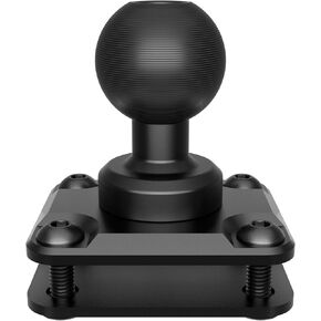 Tackform (5 Pack) AMPS Mount - 25.4mm/1"/B-Sized System Compatible | CNC 6061-T6 Aluminum Ball | 4-Hole Drill Base | Mount Direct to Dash, AMPS, or Grid Style Brackets | Includes Hardware Kit |